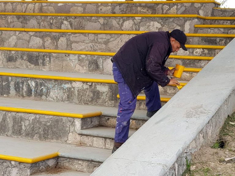 Limpian áreas en las instalaciones del CEAR Rodolfo Landeros en Aguascalientes