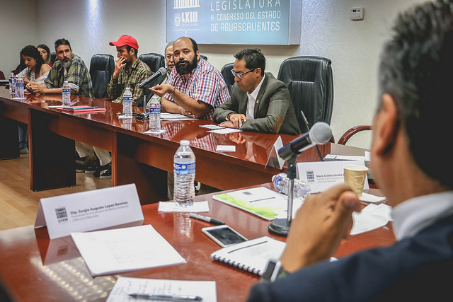 Reunión de la Comisión Medio Ambiente, del Congreso de Aguascalientes