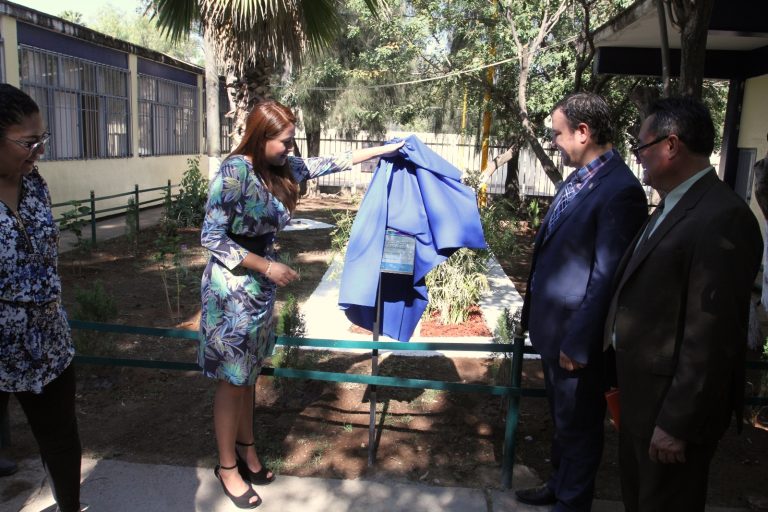 Entregan humedal en el Cetis 80 de Aguascalientes