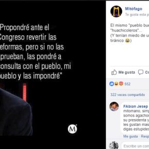 Falsa Frase de AMLO en Milenio