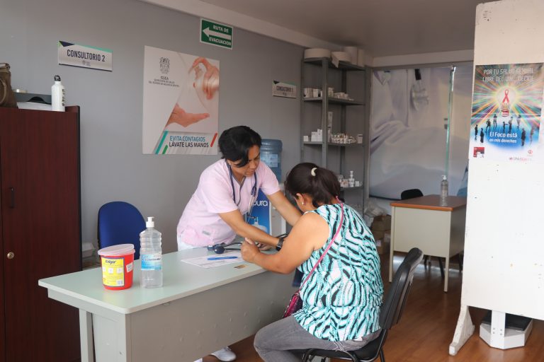 Se ubican dos módulos médicos en la FNSM de Aguascalientes