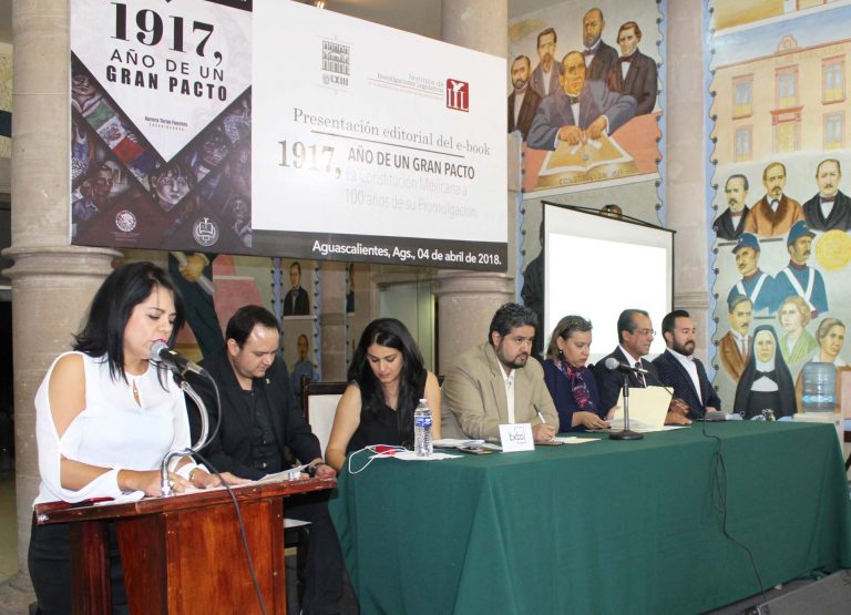 Presentan el e-book 1917, Año de Gran Impacto. La Constitución Mexicana a 100 años de su Promulgación
