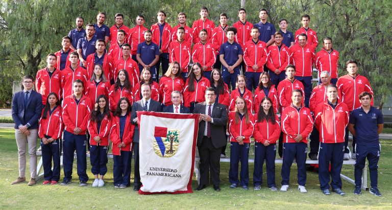 Abanderamiento de equipos que representarán a la Universidad Panamericana Aguascalientes en la Universiada 2018
