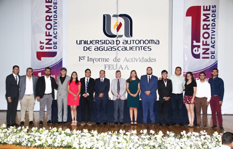Rinde primer informe de actividades la Federación de Estudiantes de la Autónoma de Aguascalientes