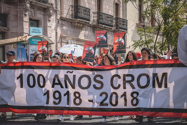 Poco que celebrar en este 1 de Mayo: CROM Aguascalientes