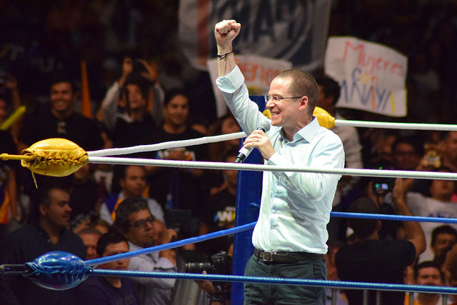 La lucha sonora, Ricardo Anaya en Aguascalientes