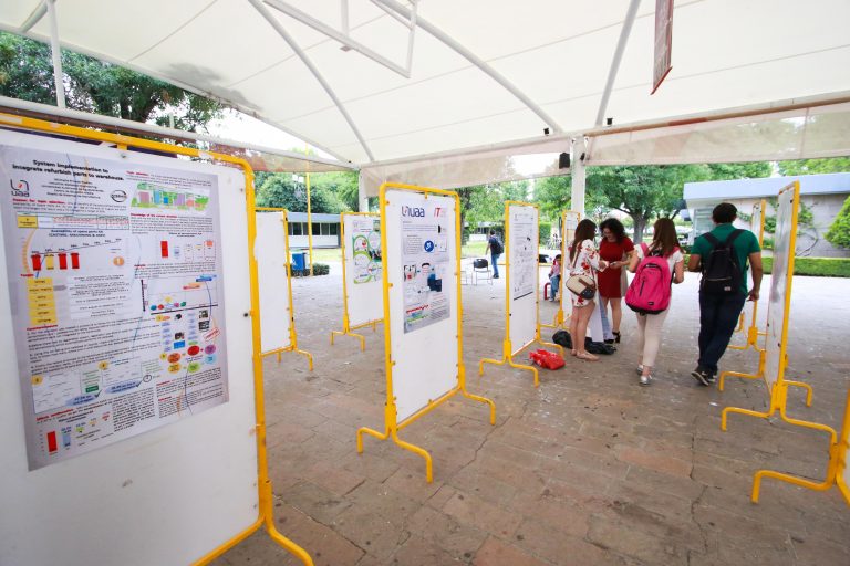 Estudiantes de la Autónoma de Aguascalientes presentan proyectos diseñados y aplicados en el sector industrial de Aguascalientes