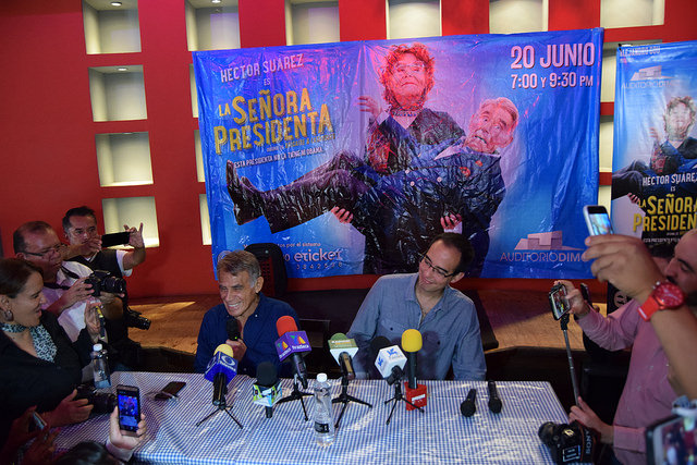 Se presenta en Aguascalientes La Señora Presidenta con Héctor Suárez