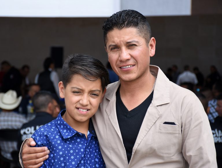 Celebran a policías padres de familia en Aguascalientes