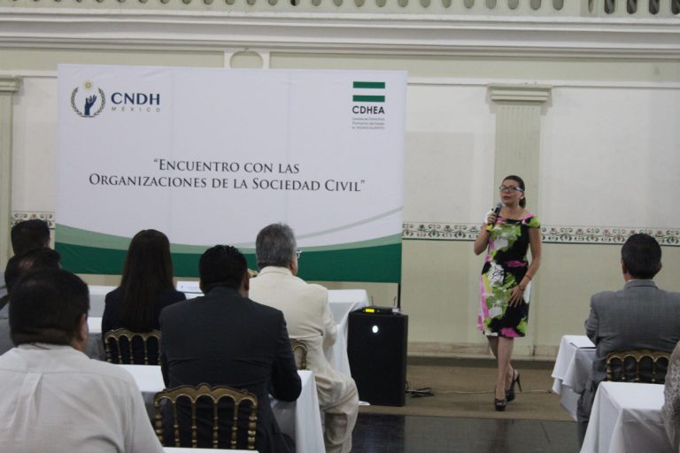 Realizan Cedh Aguascalientes y CNDH encuentro con las Organizaciones de la Sociedad Civil