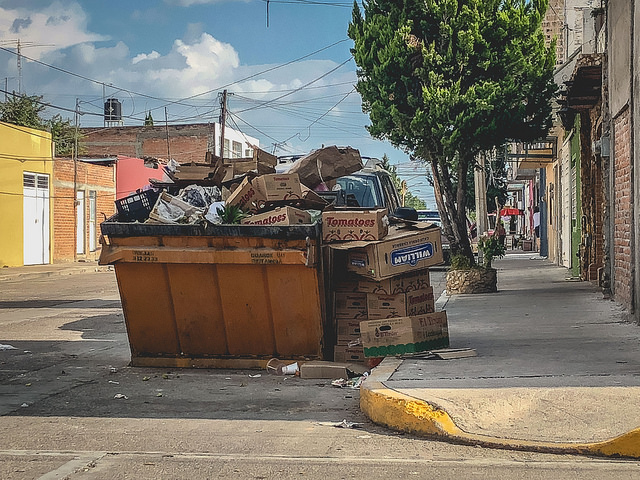 Contenedores de reciclaje en Aguascalientes se usan para prevenir delito