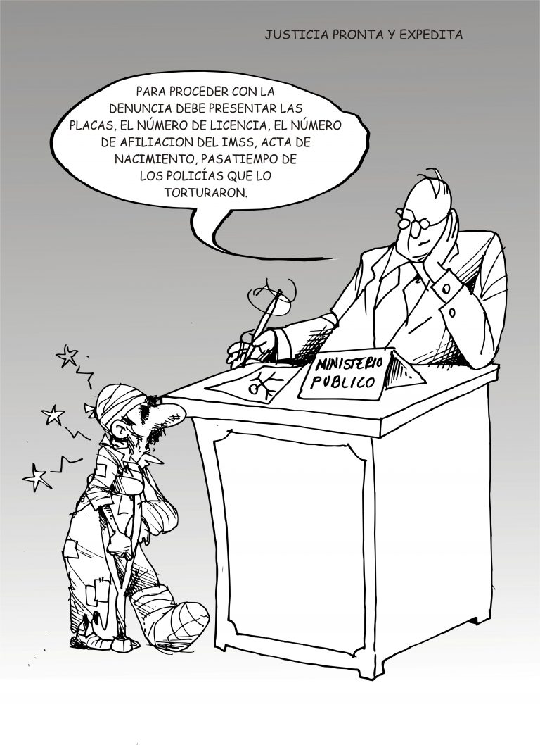 Justicia pronta y expedita | Cartones LJA