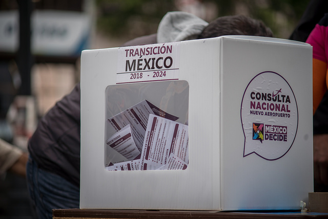 Con votos duplicados, inicia consulta pública sobre el NAICM en Aguascalientes