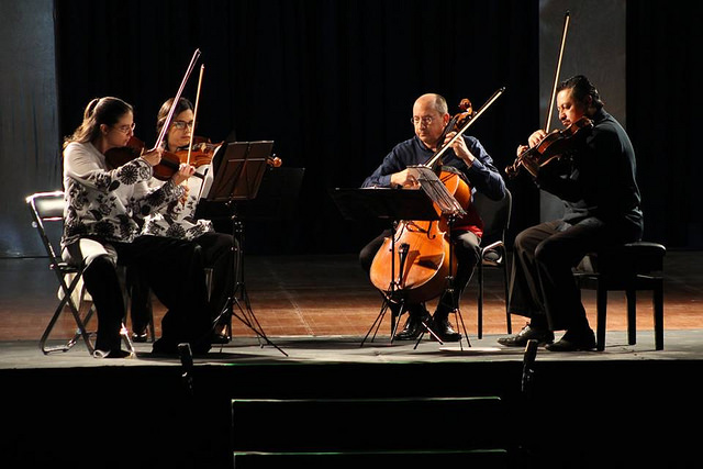 Cuarteto José White y Hombre Árbol, en el Cervantino