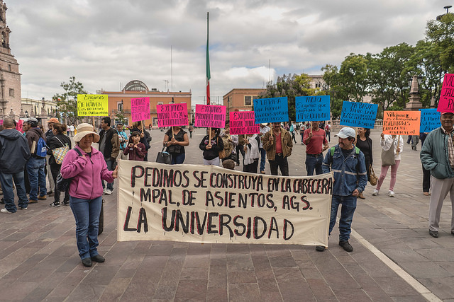 Piden ciudadanos de Asientos, Aguascalientes, que nueva universidad se instale en la cabecera municipal