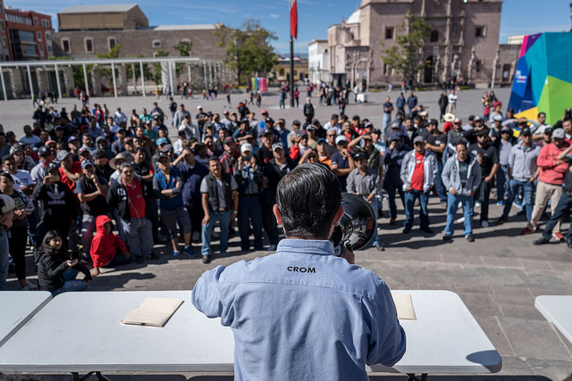 Disidentes de Nissan Aguascalientes buscaron a la CROM