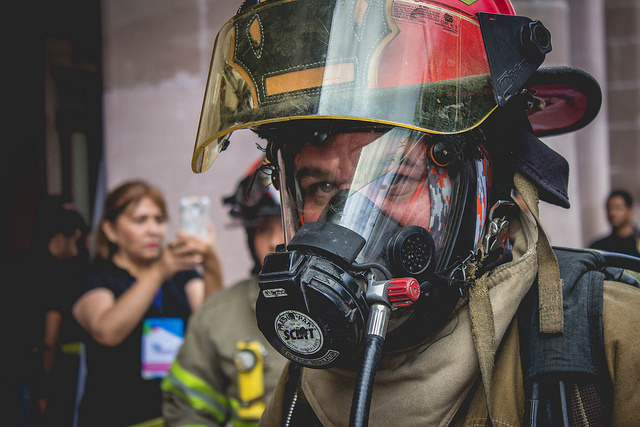 Atienden elementos de Bomberos de Aguascalientes incendio en San Francisco de los Romo