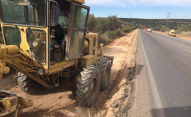 Apenas al 22% la modernización de la carretera Aguascalientes-José María Morelos