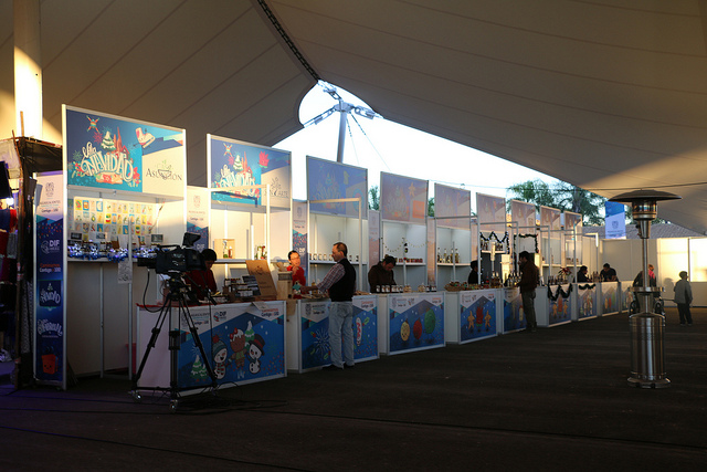 Participan empresas de Aguascalientes dentro de la Villa Navidad