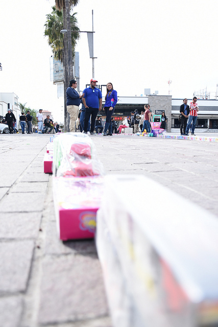 Sociedad civil de Aguascalientes organiza Kilómetro del Juguete