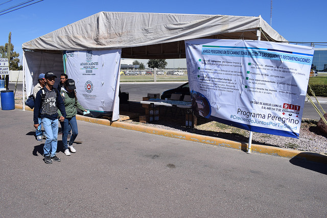 Implementa Protección Civil Municipal de Aguascalientes Operativo Peregrino 2019