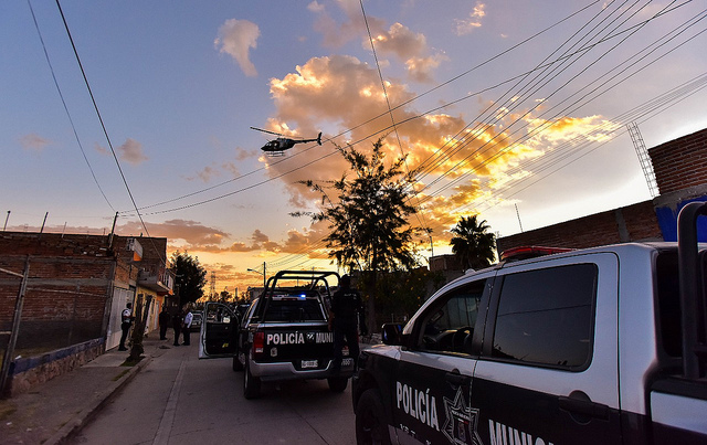 Coordinan Policía estatal de Aguascalientes y municipal de Asientos Operativo Fronteras