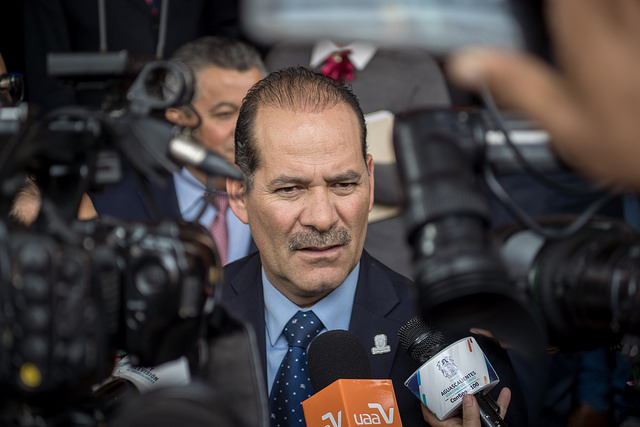 Martín Orozco, gobernador de Aguascalientes, se pronuncia en contra de la centralización financiera de la educación