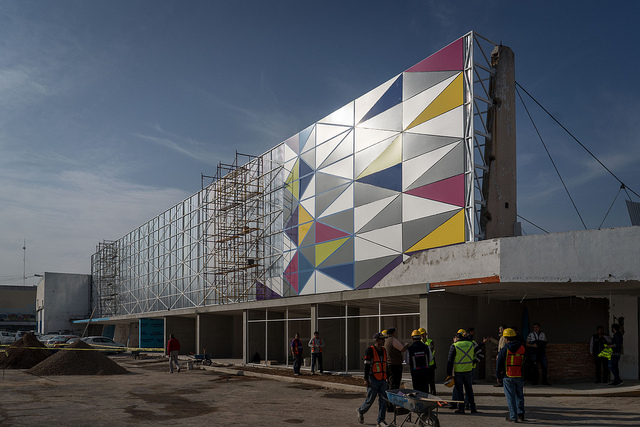 Apenas, avance de un 30 por ciento en obras del Centro de Atención Municipal de Aguascalientes