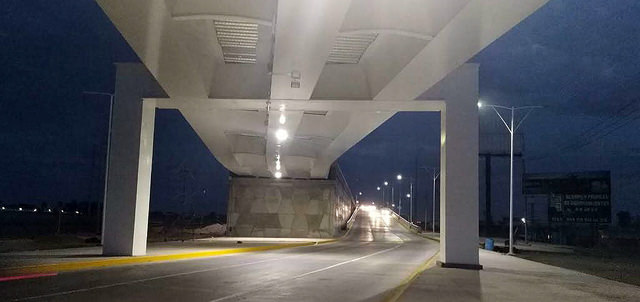 Se instalan lámparas LED en Colosio y Los Bosques