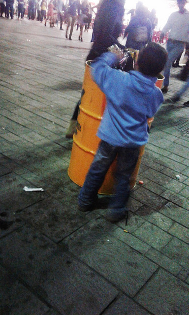 Recolección de latas, una forma de explotación infantil en la FNSM de Aguascalientes