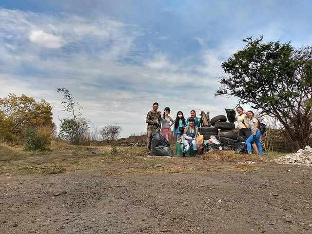Estudiantes de Aguascalientes realizan #TrashChallenge