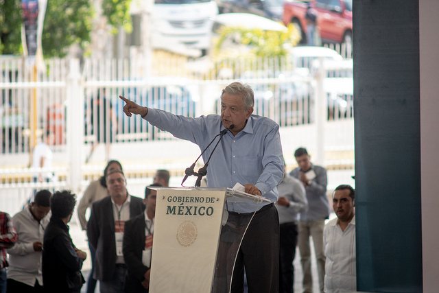 López Obrador visita por primera vez Aguascalientes como presidente