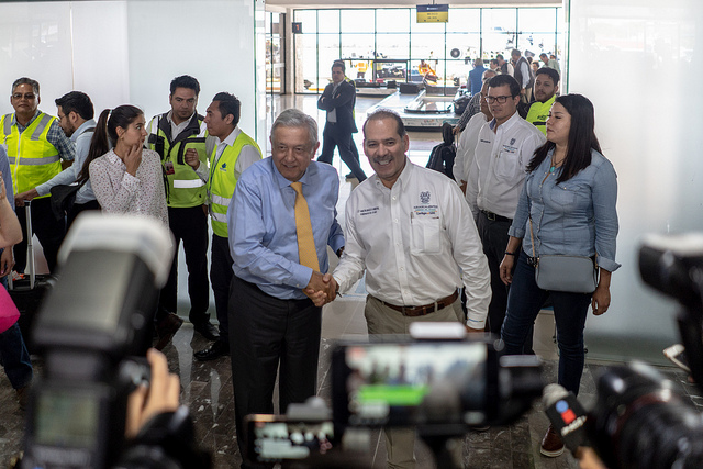 Da la bienvenida a Aguascalientes, Orozco Sandoval a López Obrador
