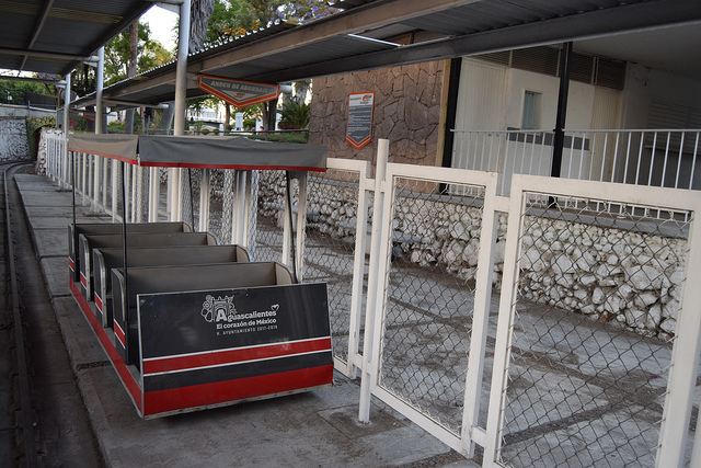 Sigue parado trenecito del Parque Hidalgo de Aguascalientes
