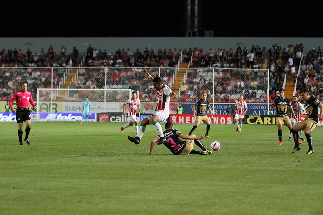Cae Necaxa Aguascalientes ante Pumas en semifinal de ida de Liga Premier