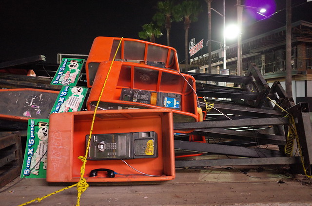 Retiran casetas telefónicas irregulares en el perímetro ferial de Aguascalientes