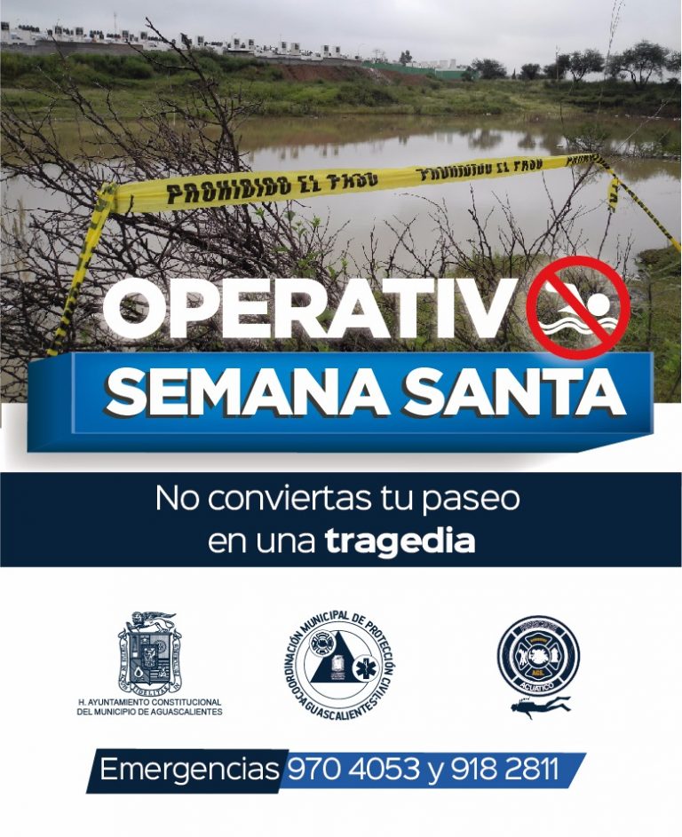 Anuncian Operativo de Semana Santa en Aguascalientes