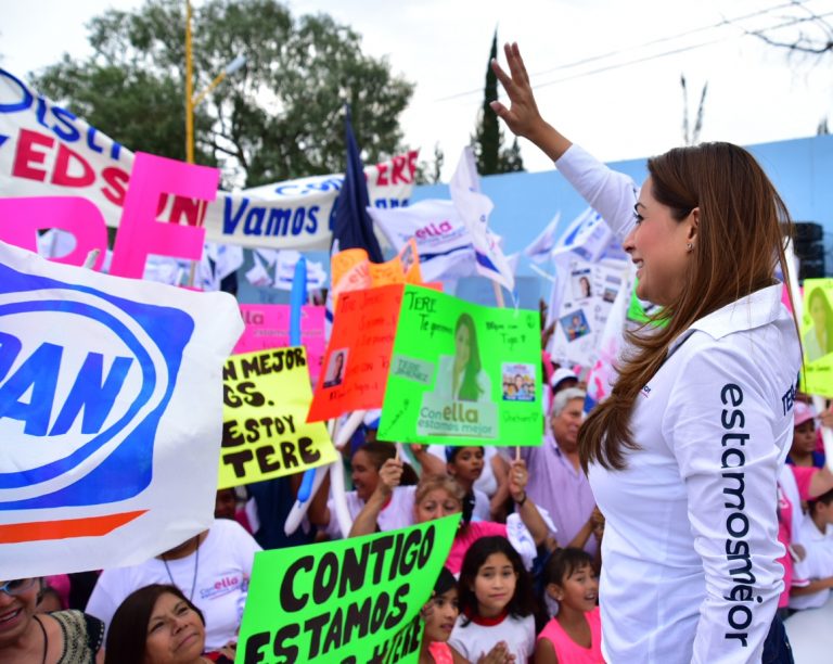 Realiza Tere Jiménez su cierre de campaña en Aguascalientes