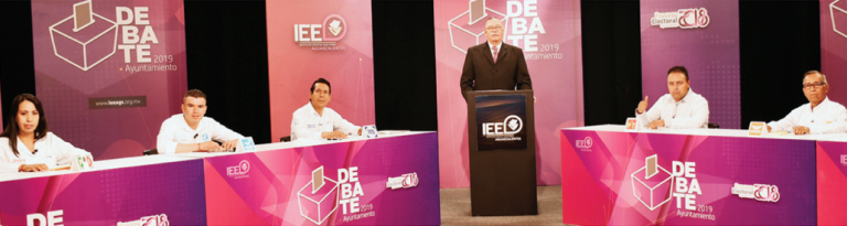 Cinco candidatos a la alcaldía de Pabellón de Arteaga, en Aguascalientes, expusieron sus propuestas