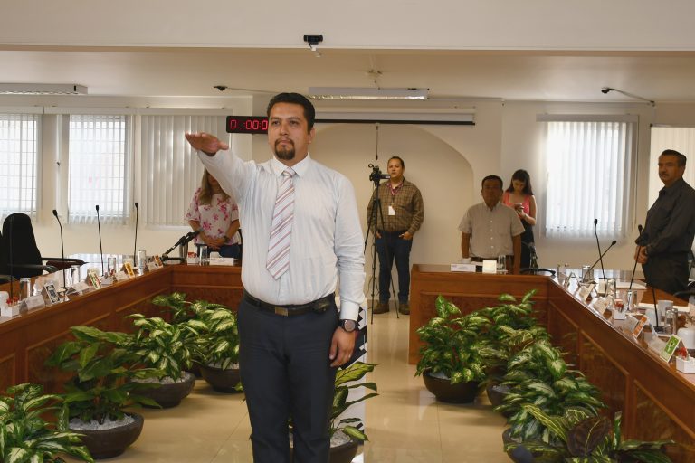 Rinde protesta nuevo integrante del Consejo Municipal Electoral de Aguascalientes