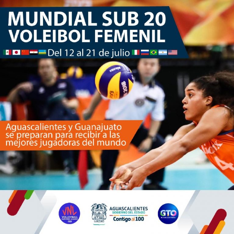 Serán Aguascalientes y Guanajuato sedes del Mundial Sub 20 de Voleibol
