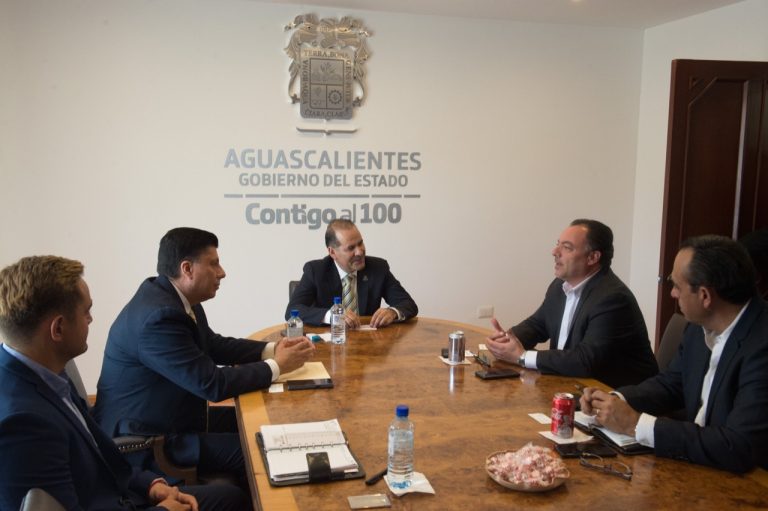 Se reúne gobernador de Aguascalientes con representantes de Finsa