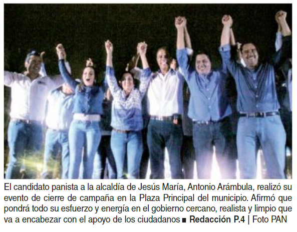 Cierra campaña Antonio Arámbula