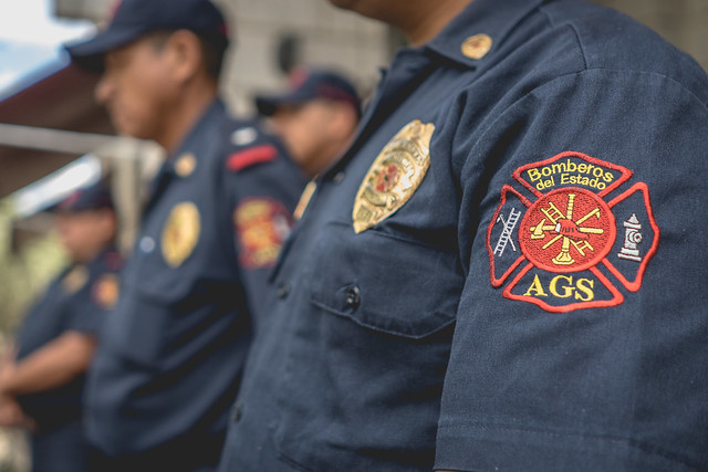 Francisco González Ibarra, al frente del H. Cuerpo de Bomberos de Aguascalientes