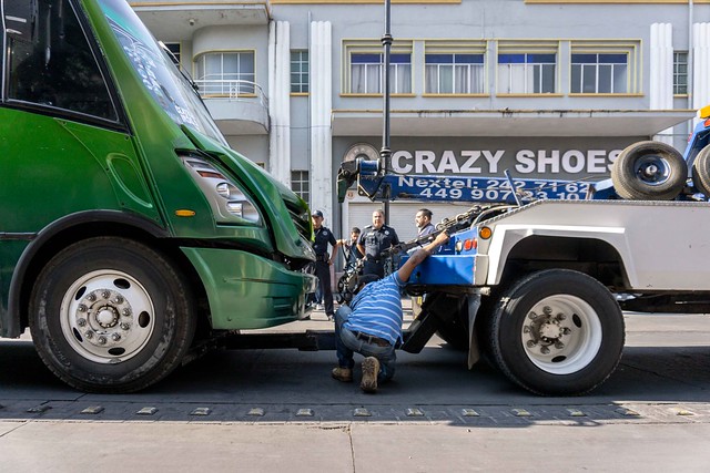 Desde el inicio de Yovoy se han retirado 34 unidades de transporte público en Aguascalientes