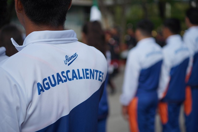 Abanderan a alumnos representantes de Aguascalientes en Juegos Deportivos Nacionales de Bachillerato