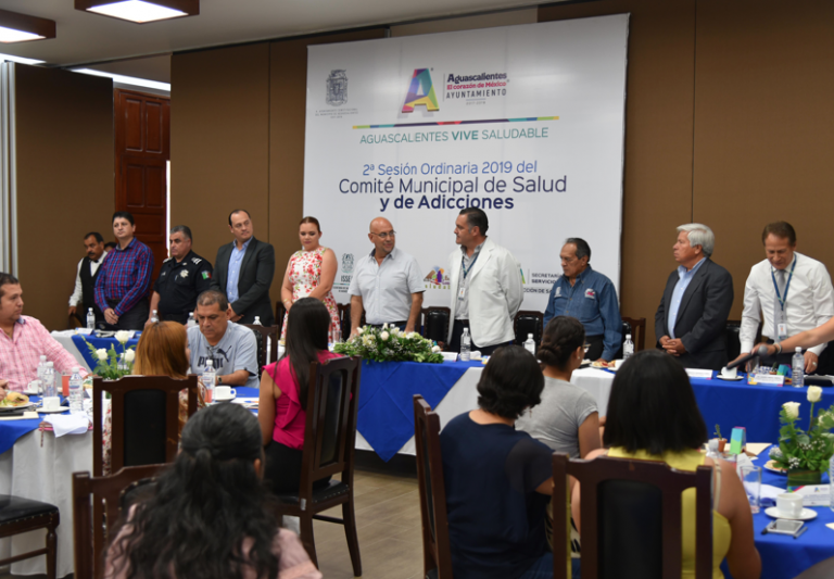 Realizan la Segunda Reunión Ordinaria del Comité Municipal de Salud y Prevención de Adicciones en Aguascalientes