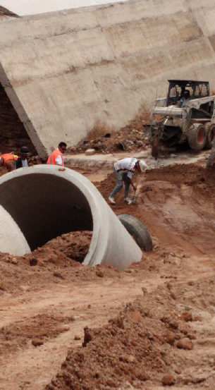 Municipio de Aguascalientes realiza obras en Bordo Santa Elena para evitar inundaciones 