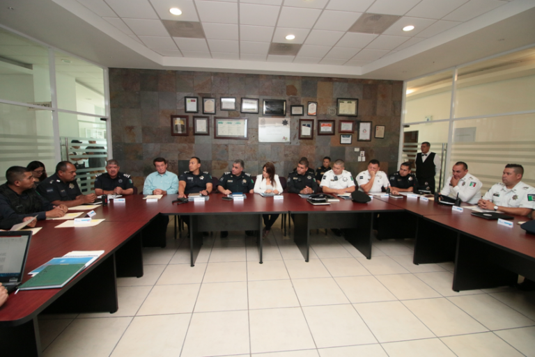 Secretario de SSPM rindió un informe a la alcaldesa en materia de seguridad en la capital de Aguascalientes