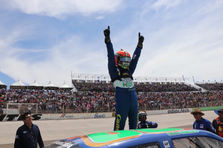 Victoria de Rubén García Jr. en Nascar Aguascalientes